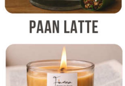 Sandal Latte Scented Glass Jar Candle for Gift and Home Décor in Gandhinagar