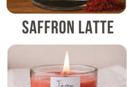 Fiamora Watermelon Latte Scented Glass Jar Candle for Gift and Home Décor in Ghaziabad