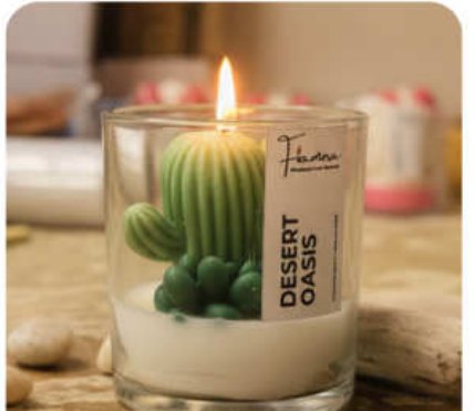 Desert Oasis Decorative Artisan Candle for Gift and Home Décor in Chennai