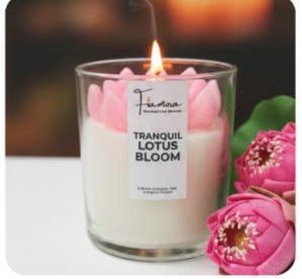 Lotus Jar Decorative Artisan Candle for Gift and Home Décor in Dhanbad