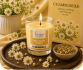 Chamomile Scented Votive Glass Candle for Gift and Home Décor in Gautam Nagar