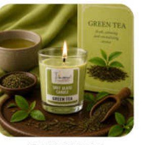 Green Tea Scented Votive Glass Candle for Gift and Home Décor in Laxmi Nagar