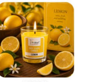 Lemon Scented Votive Glass Candle for Gift and Home Décor in Lajpat Nagar