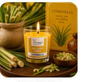 Citronella Scented Votive Glass Candle for Gift and Home Décor in Arunachal Pradesh
