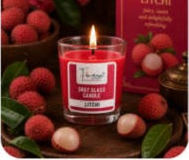  Litchi Scented Votive Glass Candle for Gift and Home Décor in Arunachal Pradesh